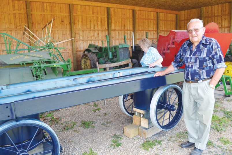 Photo by stock photo -- A group of Dawson Creek seniors toured the Walter Wright Pioneer Village last summer.